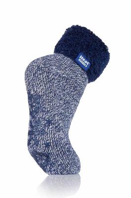 Heat Holders Ladies lounge socks 4-8 37-42 deepest plum/cream