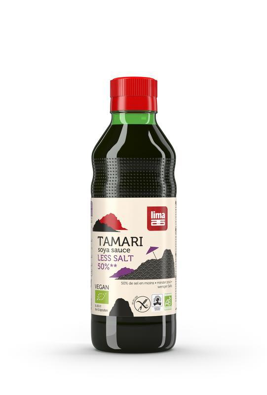 Tamari 50% minder zout bio