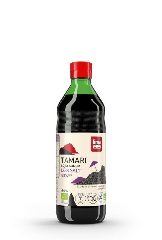 Tamari 50% minder zout bio