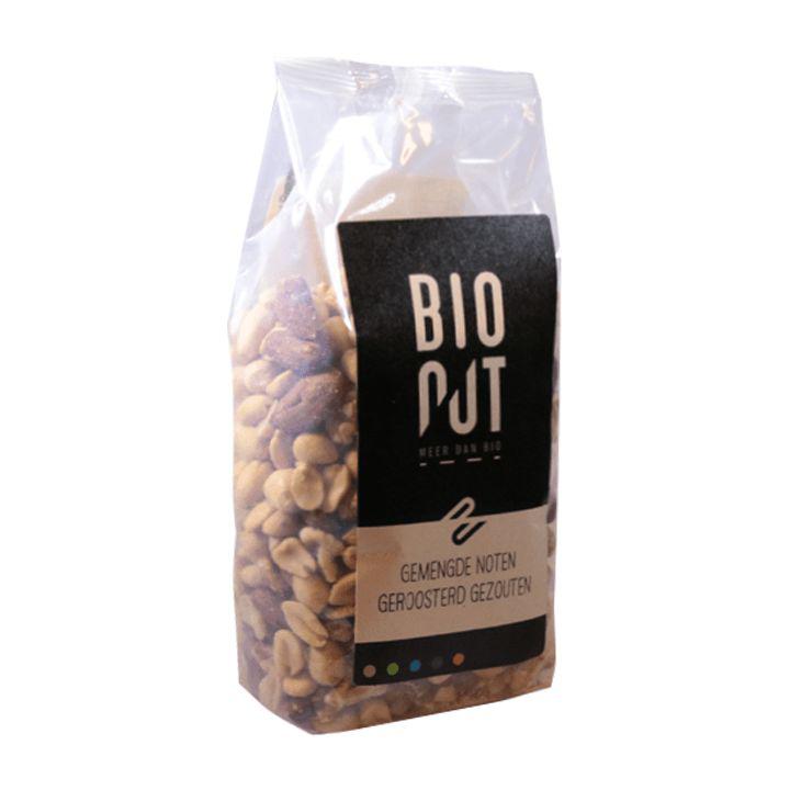 Gemengde noten geroosterd en gezouten bio
