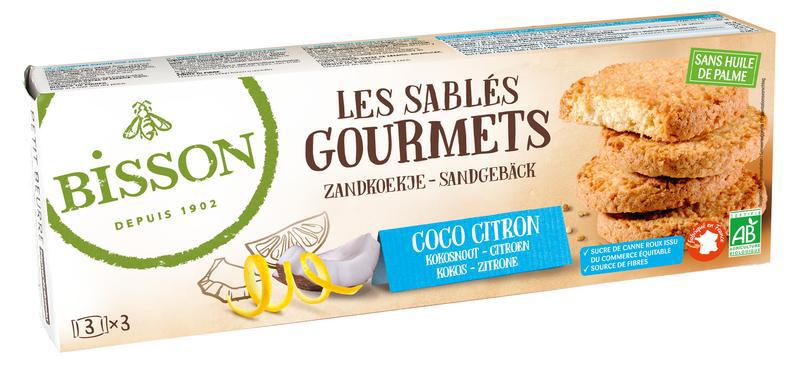 Zandkoekje kokos citroen bio