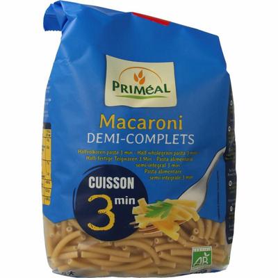 Primeal Macaroni halfvolkoren snelkook 3 minuten bio