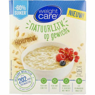 WEIGHTCARE Natuurlijk op Gewicht havermout 8 x 55 g