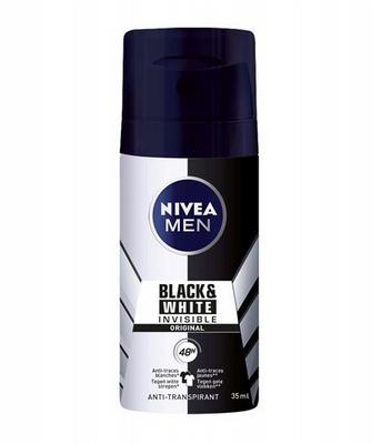 Nivea Men deodorant spray black & white invisible mini