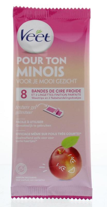 Gezicht koude waxstrips nectarine