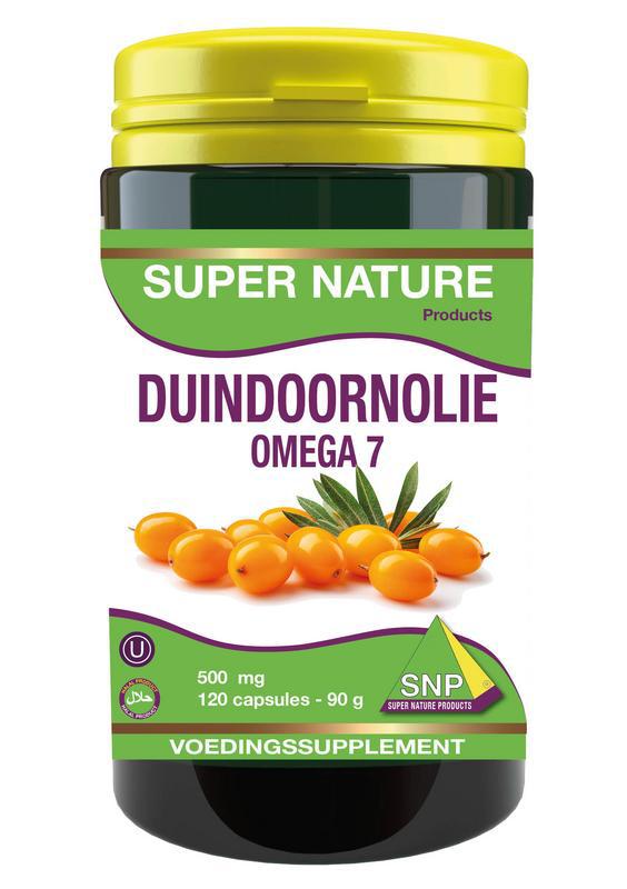 Duindoorn olie omega 7 500mg halal kosher
