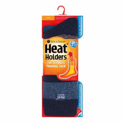 Heat Holders heatholders mens fashion twist - loweswater 6-11 navy base