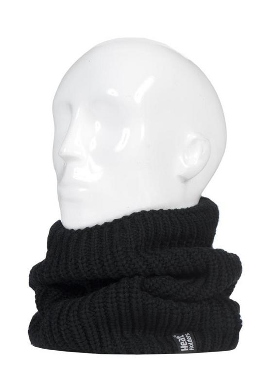 Mens neck warmer black larvic one size
