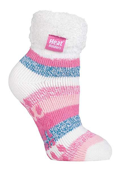 Ladies lounge socks 4-8 37-42 cream stripe