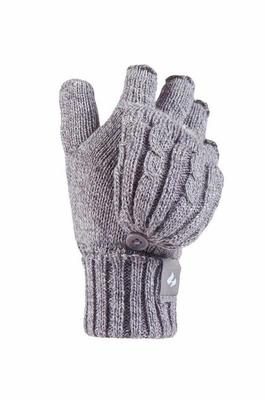 HEATHOLDERS Ladies converter gloves light grey one size
