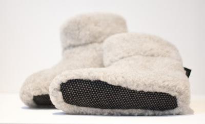 NATURAL NORWAY Noorse sloffen lichtgrijs maat 39-40