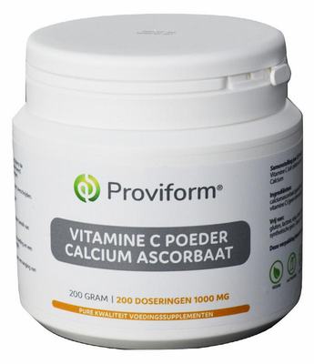 Proviform Vitamine C poeder calcium ascorbaat Proviform Vitamine C poeder calcium ascorbaat