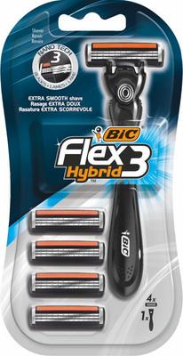 BIC Flex 3 hybrid shaver black 4