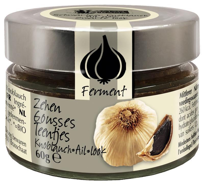 Zwarte knoflook teentjes bio