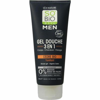 So Bio Etic Showergel for men 3 in 1 cedar