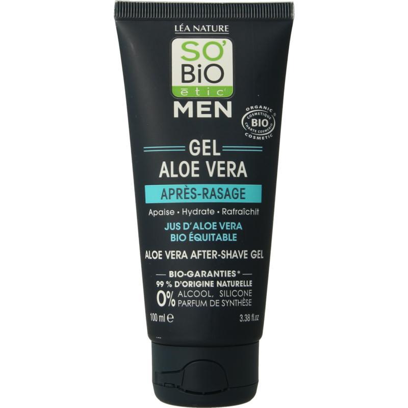 For men aftershave gel aloe vera