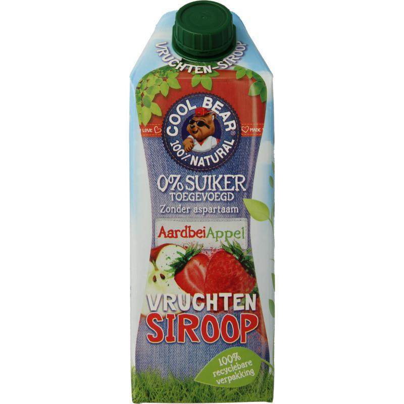 Siroop aardbei-appel