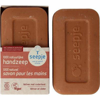 Seepje Hand en lichaamszeep vetiver cederhout