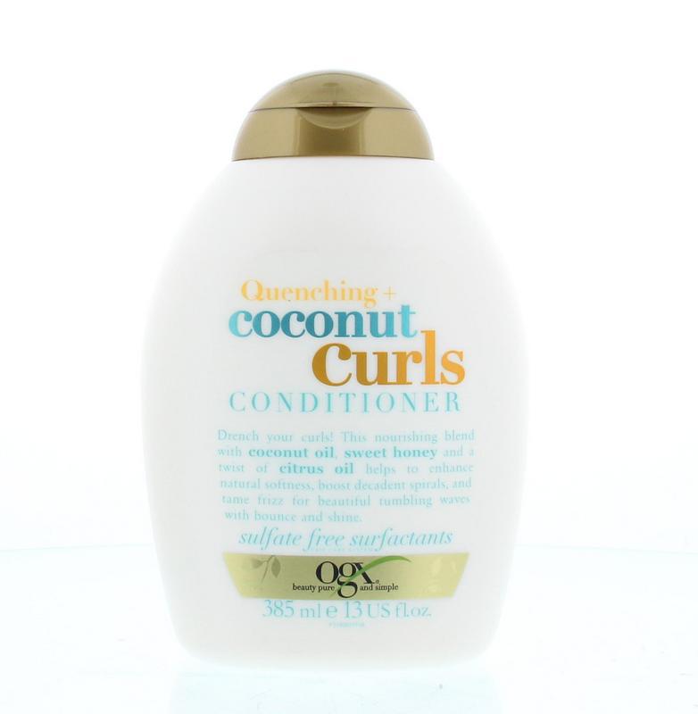 Conditioner quenching coconut curls
