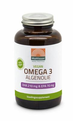 Mattisson Vegan omega-3 algenolie DHA 210mg EPA 70mg