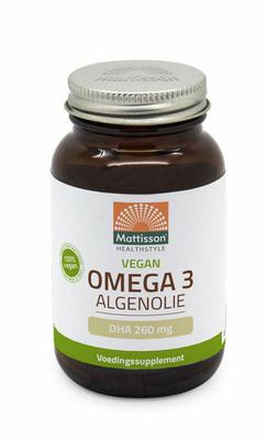 Mattisson Vegan omega-3 algenolie DHA 260mg