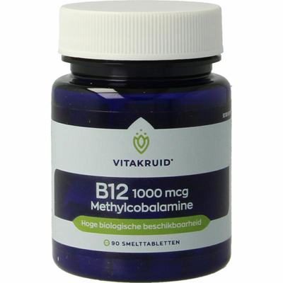 Vitakruid Vitakruid B12 1000 mcg Actief Methylcobalamine Vitakruid Vitakruid B12 1000 mcg Actief Methylcobalamine