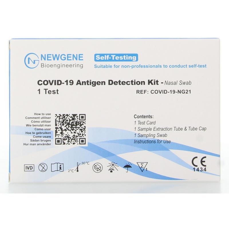 Zelftest Covid-19 SARS-COV-2 antigen