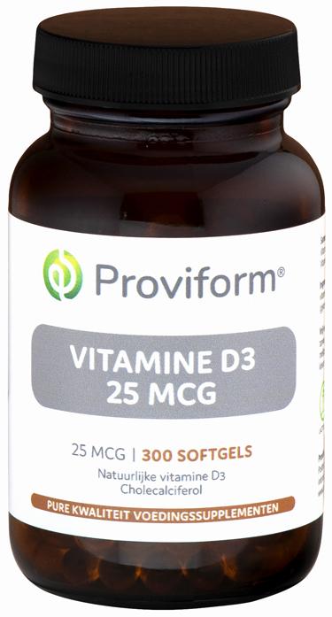 Proviform Vitamine D3 25mcg