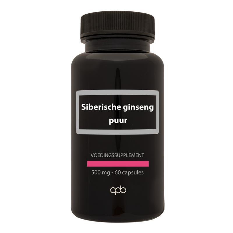 Siberische ginseng extract puur 500mg