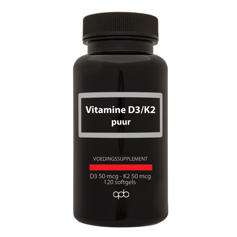 Vitamine D3 50mcg & K2 50mcg forte