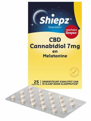 Shiepz CBD cannabidiol 7 mg en melatonine