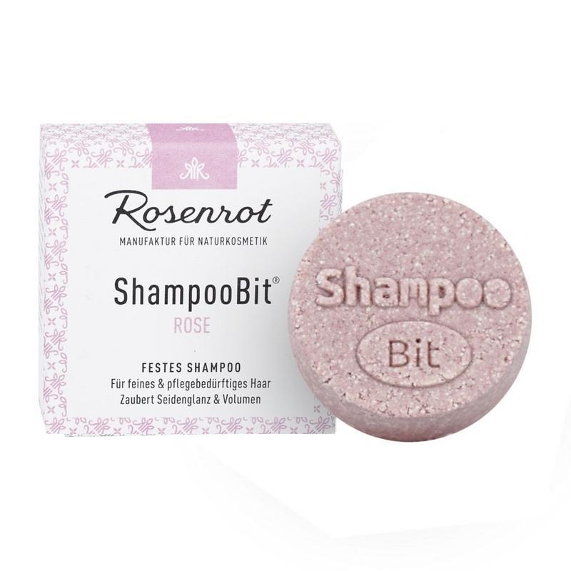 Solid shampoo rose