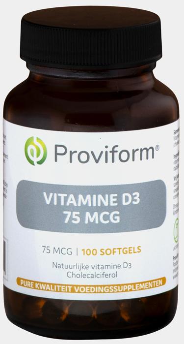 Vitamine D3 75mcg