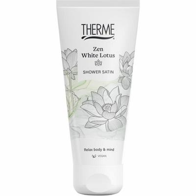 Therme Zen white lotus shower satin