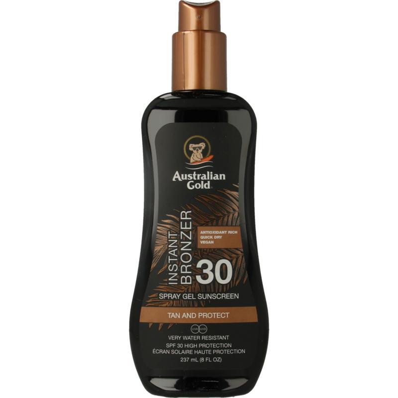Spray gel bronzer SPF30