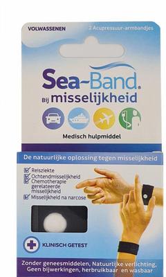 Sea Band Polsband volwassenen zwart
