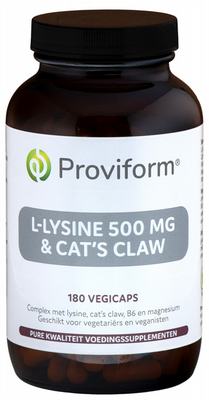 Proviform L-Lysine 500mg & cat's claw Proviform L-Lysine 500mg & cat's claw