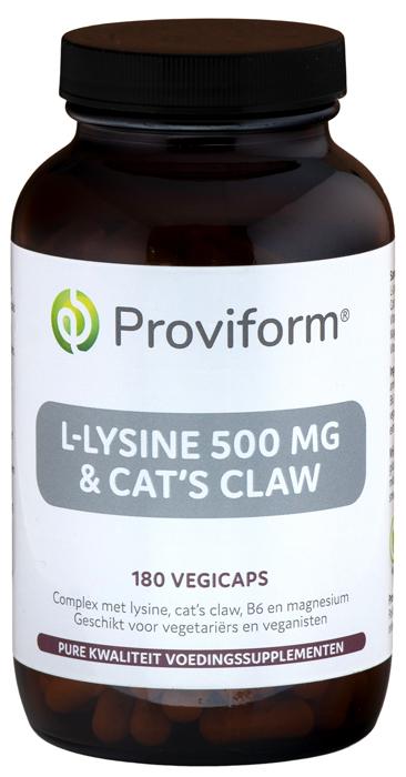 L-Lysine 500mg & cat's claw