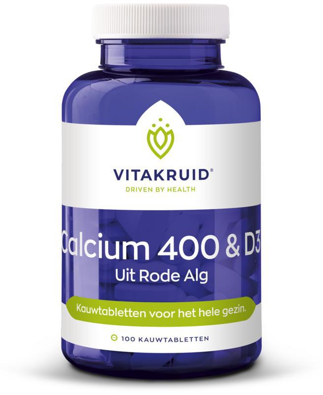 Vitakruid Calcium 400 & D3 uit rode alg