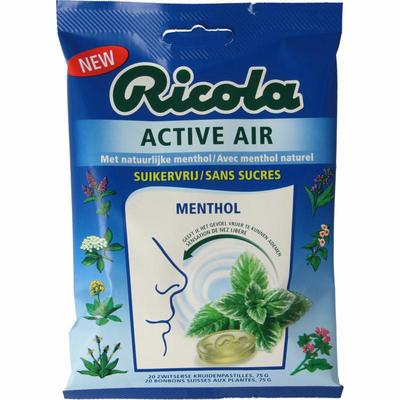 Ricola Active air menthol suikervrij