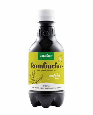 Purasana Kombucha matcha vegan bio