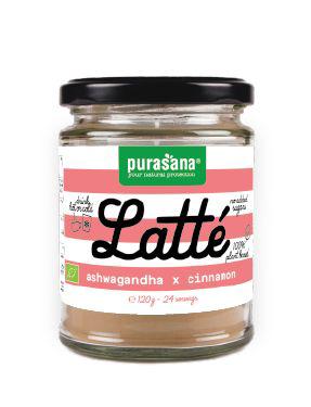 Purasana Latte ashwagandha kaneel vegan bio
