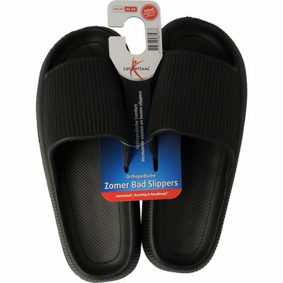 Lucovitaal Orthopedische badslipper 43-44 zwart Lucovitaal Orthopedische badslipper 43-44 zwart