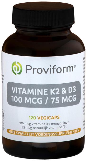 Vitamine K2 100mcg & D3 75mcg