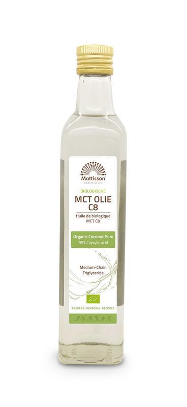 MCT olie C8 - coconut pure - 99% caprylic acid bio