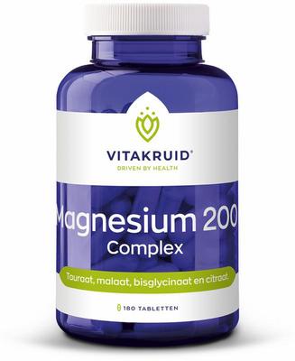 Vitakruid Vitakruid Magnesium 200 Complex Tauraat Malaat Bisglycinaat