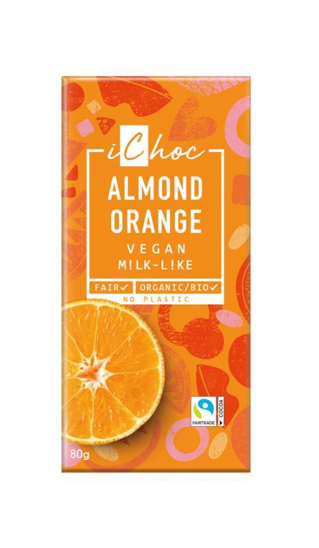 Almond orange vegan bio