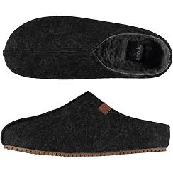 Zweedse slof antraciet maat 37/38 dames