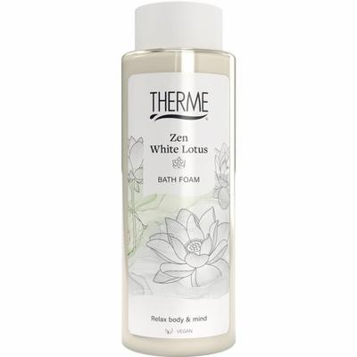 Therme Zen white lotus relaxing bath foam