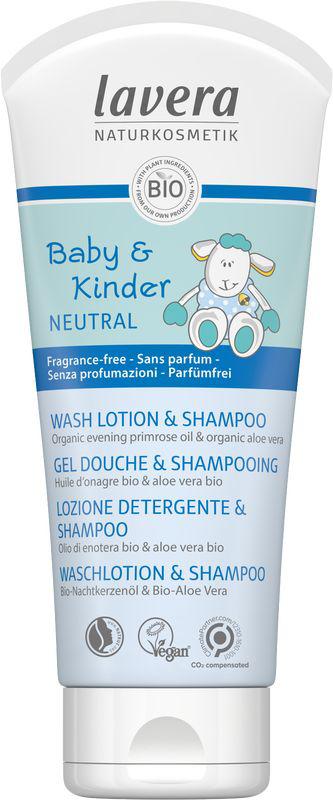 Baby en kinder sensitiv wash & shampoo EN-FR-IT-DE